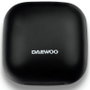 Daewoo TWS SPORT DW2012 Auriculares Deportivos Bluetooth con Gancho Negro